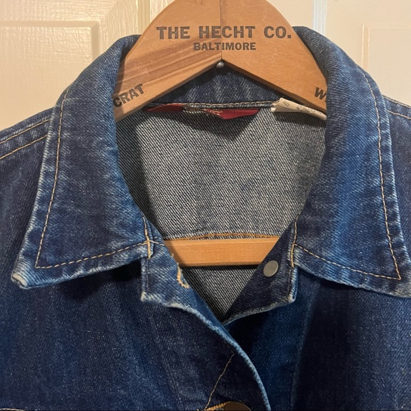Vintage Ms. Lee Denim Jacket Sz 9/10 M - Picture 4 of 5